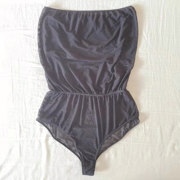 LIKE NEW American Apparel Micro Mesh Romper M - Picture 3 of 7